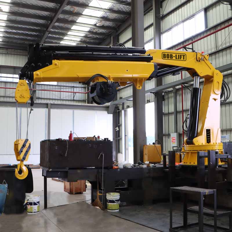 Bob-Lift de 12 toneladas Boom Marine Crane-El arma de ingeniería para conquistar el océano